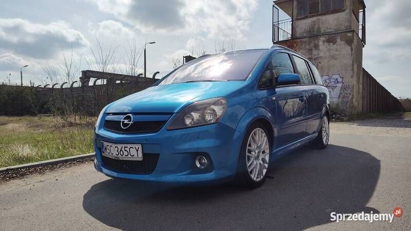 Niebieski Używany 2006 Opel Zafira OPC Minivan | 14 000 zł (Uczciwa cena) - Obraz 1/4
