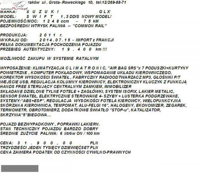 Używany Suzuki Swift GLX 75 KM (55 kW) 2011 Srebrny (metalik) Hatchback