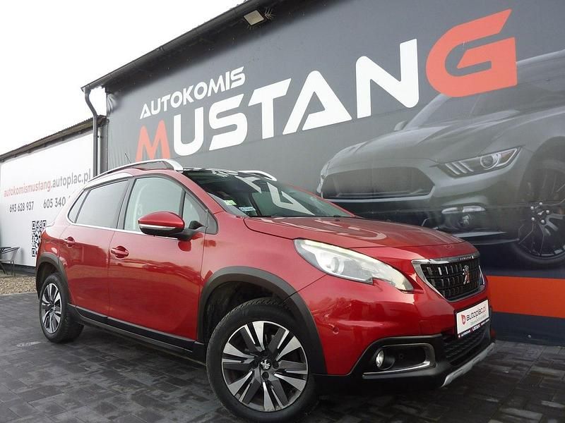 Używany Peugeot 2008 Allure 110 KM (80 kW) 2016 Bordowy (metalik) SUV