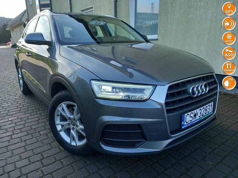 Szary Używany 2015 Audi Q3 SUV | 59 900 zł (Uczciwa cena) - Obraz 1/4