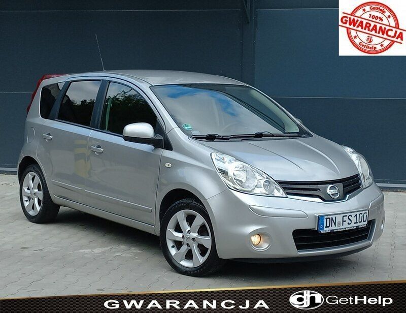 Srebrny Używany 2009 Nissan Note Minivan | 19 900 zł (Dość drogi) - Obraz 1/4