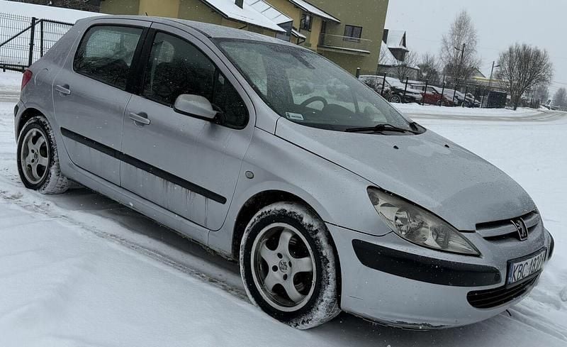 Srebrny Używany 2002 Peugeot 307 Hatchback | 1400 zł (Super Cena) - Obraz 1/4