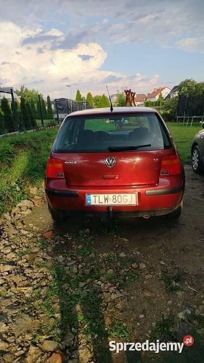 Czerwony Używany 1998 VW Golf IV Hatchback | 1800 zł (Dobra cena) - Obraz 1/4