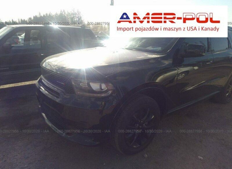 Czarny Używany 2019 Dodge Durango SUV | 94 500 zł - Obraz 1/4