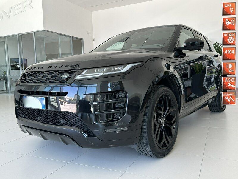 Niebieski ciemny (metalik) Używany 2020 Land Rover Range Rover evoque R-Dynamic SUV | 192 000 zł - Obraz 1/4