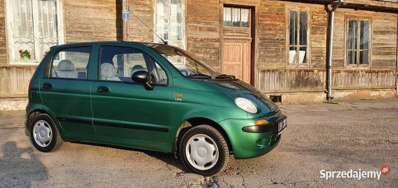Zielony Używany 1999 Chevrolet Matiz Hatchback | 12 000 zł - Obraz 1/2