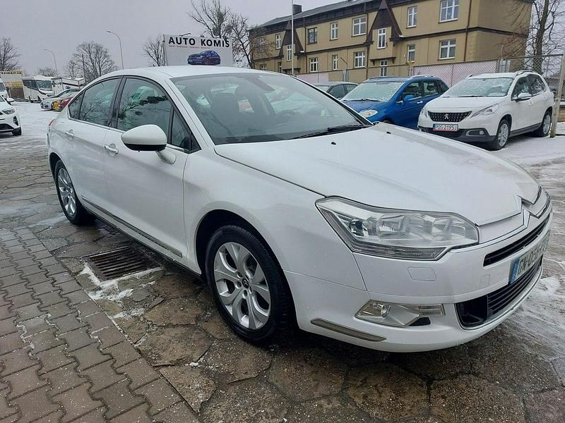 Używany Citroën C5 114 KM (83 kW) 2014 Biały Sedan/Limuzyna