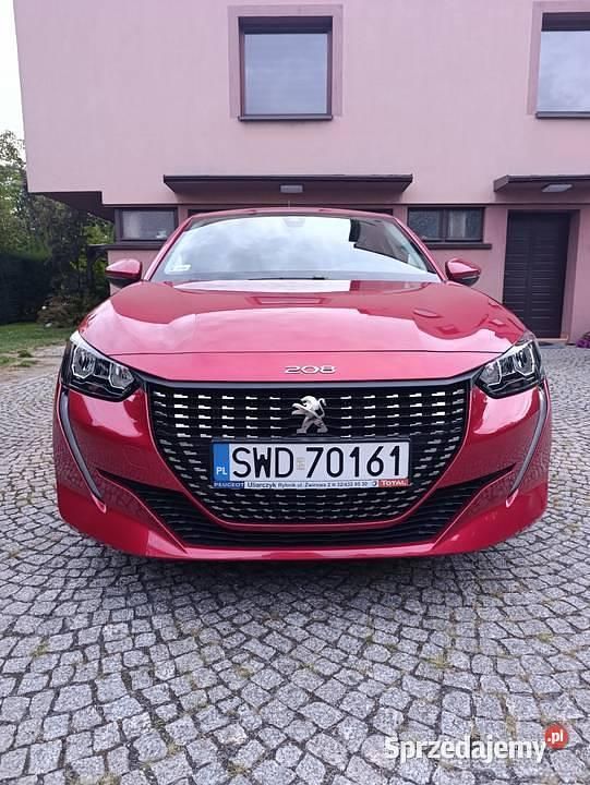 Czerwony Używany 2020 Peugeot 208 Hatchback | 51 800 zł (Dość drogi) - Obraz 1/4