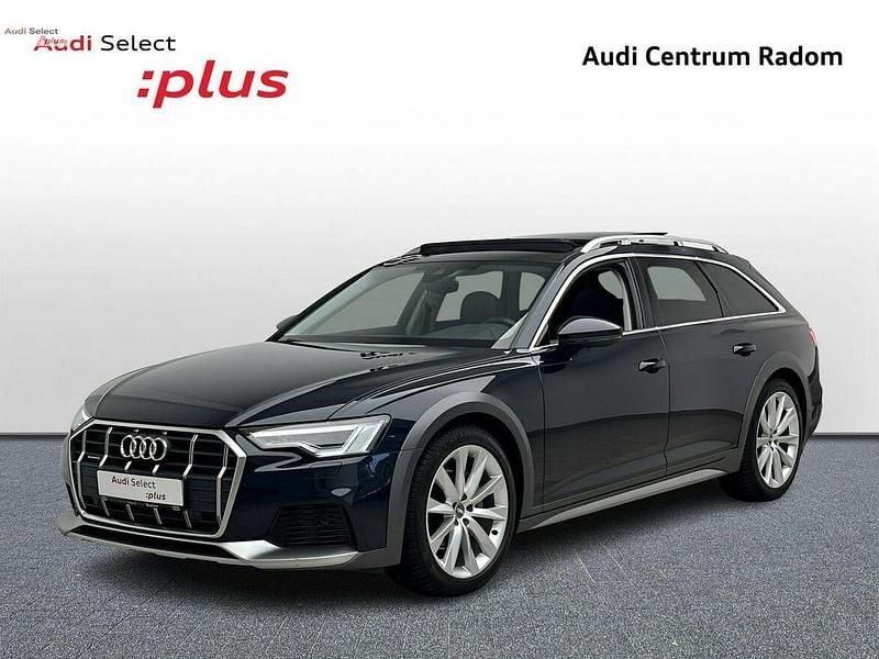 Niebieski Używany 2022 Audi A6 Kombi | 189 980 zł - Obraz 1/4