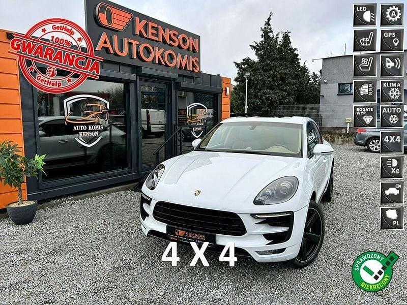 Biały Używany 2016 Porsche Macan S SUV | 129 900 zł - Obraz 1/4