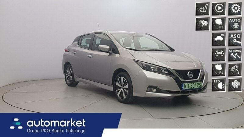 Srebrny Używany 2022 Nissan Leaf Hatchback | 76 850 zł (Uczciwa cena) - Obraz 1/4