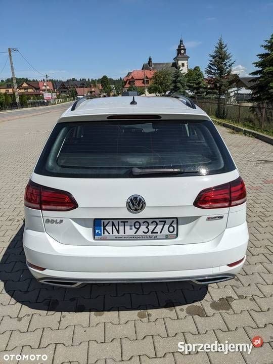 Biały Używany 2019 VW Golf VII Kombi | 51 500 zł (Uczciwa cena) - Obraz 1/4