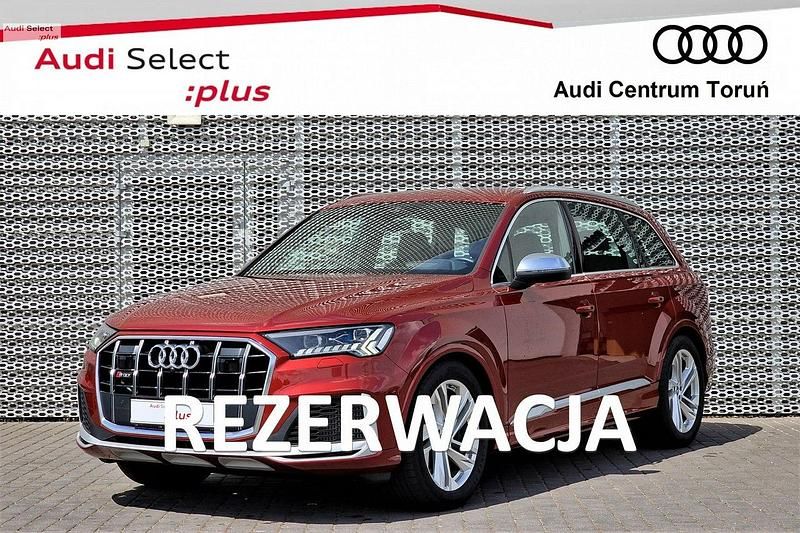 Czerwony (metalik) Używany 2020 Audi SQ7 SUV | 556 900 zł - Obraz 1/1