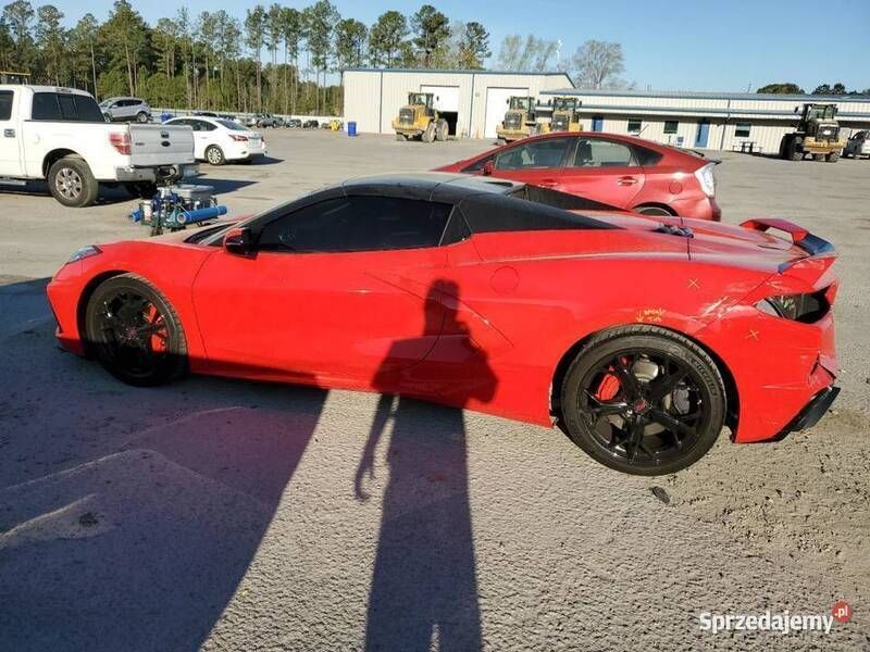 Czerwony Używany 2021 Chevrolet Corvette Stingray Kabriolet | 245 000 zł - Obraz 1/4