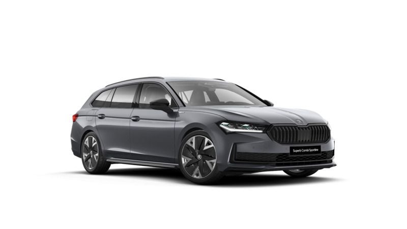 Szary graphite metalizowany Nowe 2025 Skoda Superb SportLine Kombi | 223 800 zł (Uczciwa cena) - Obraz 1/4