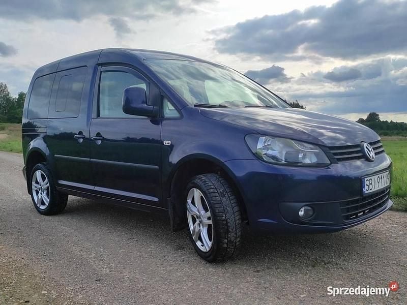 Niebieski Używany 2011 VW Caddy Minivan | 36 900 zł (Uczciwa cena) - Obraz 1/4