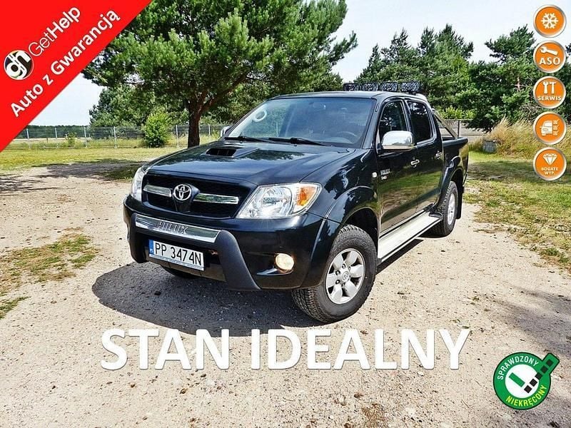 Zielony Używany 2008 Toyota HiLux Pickup | 62 990 zł - Obraz 1/4
