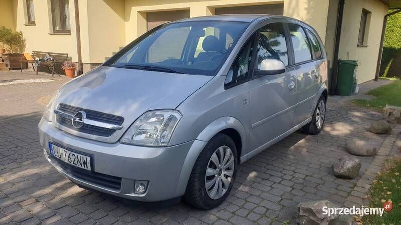 Srebrny Używany 2003 Opel Meriva Minivan | 7800 zł (Dość drogi) - Obraz 1/4