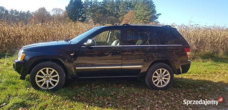 Czarny Używany 2007 Jeep Grand Cherokee Overland SUV | 28 900 zł (Uczciwa cena) - Obraz 1/4
