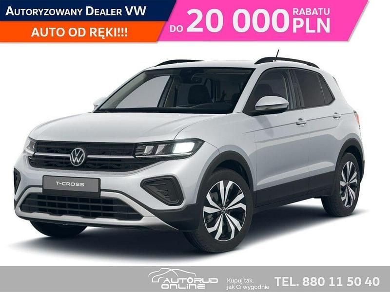 Srebrny (metalik) Nowe 2025 VW T-Cross SUV | 93 570 zł (Super Cena) - Obraz 1/4