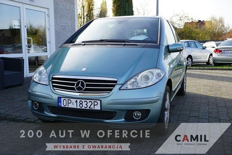 Zielony jasny (metalik) Używany 2006 Mercedes A170 Hatchback | 10 600 zł (Uczciwa cena) - Obraz 1/4