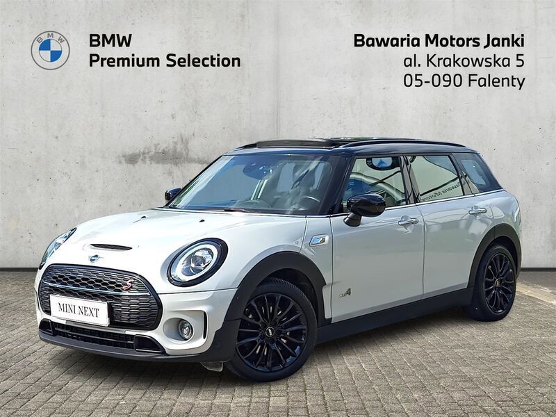 White silver metallic metalizowany Używany 2021 Mini Cooper S Clubman Kombi | 129 900 zł - Obraz 1/3