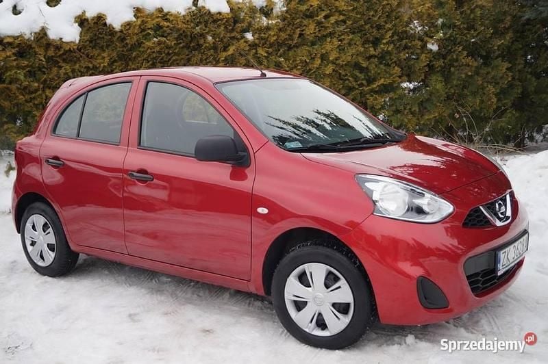 Używany Nissan Micra 2014 Czerwony Hatchback
