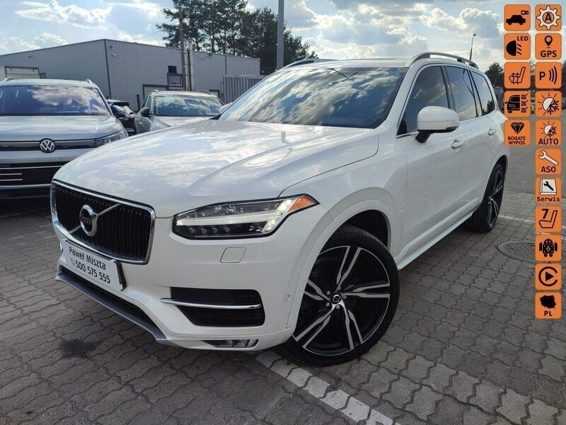 Biały Używany 2016 Volvo XC90 SUV | 112 900 zł (Dobra cena) - Obraz 1/4