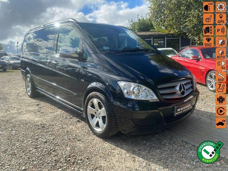 Czarny Używany 2013 Mercedes Viano Minivan | 87 777 zł - Obraz 1/4