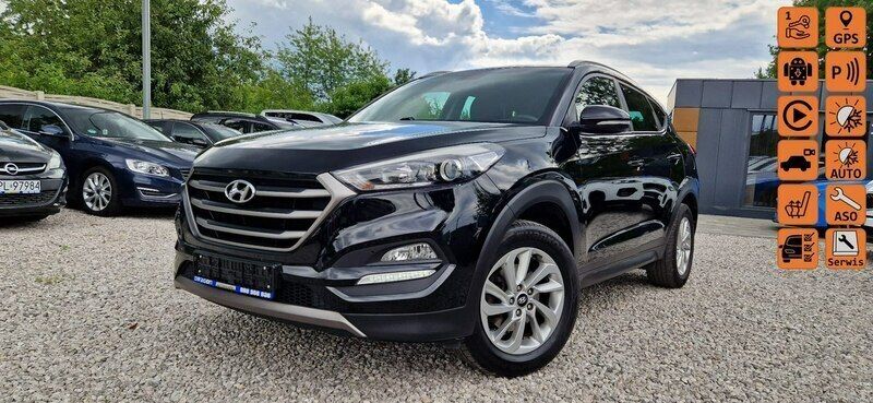 Czarny (metalik) Używany 2016 Hyundai Tucson SUV | 59 900 zł (Uczciwa cena) - Obraz 1/4