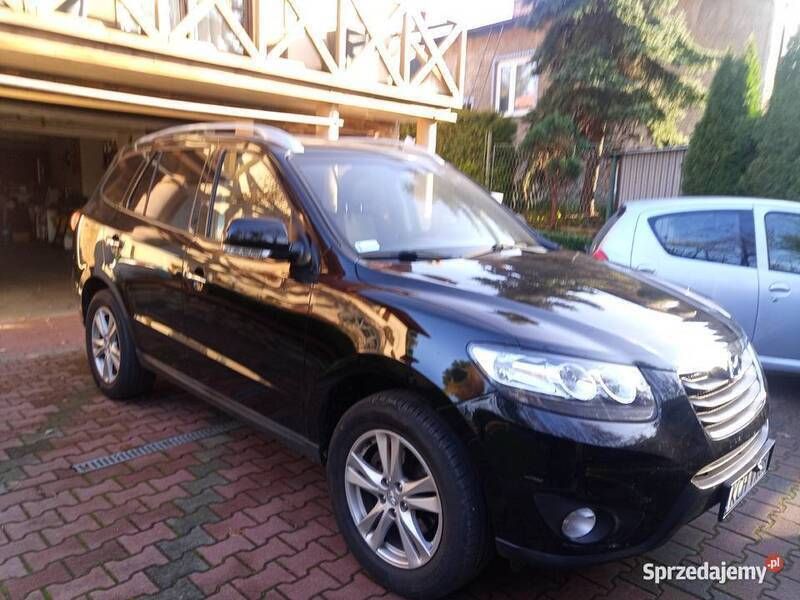 Czarny Używany 2010 Hyundai Santa Fe SUV | 29 000 zł (Uczciwa cena) - Obraz 1/4