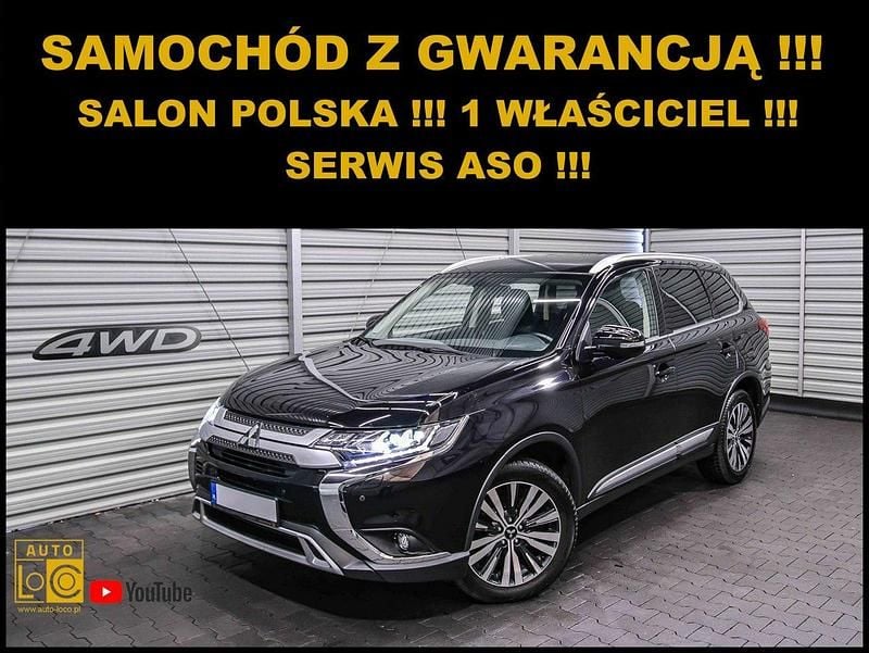 Czarny (metalik) Używany 2018 Mitsubishi Outlander SUV | 75 888 zł (Uczciwa cena) - Obraz 1/4