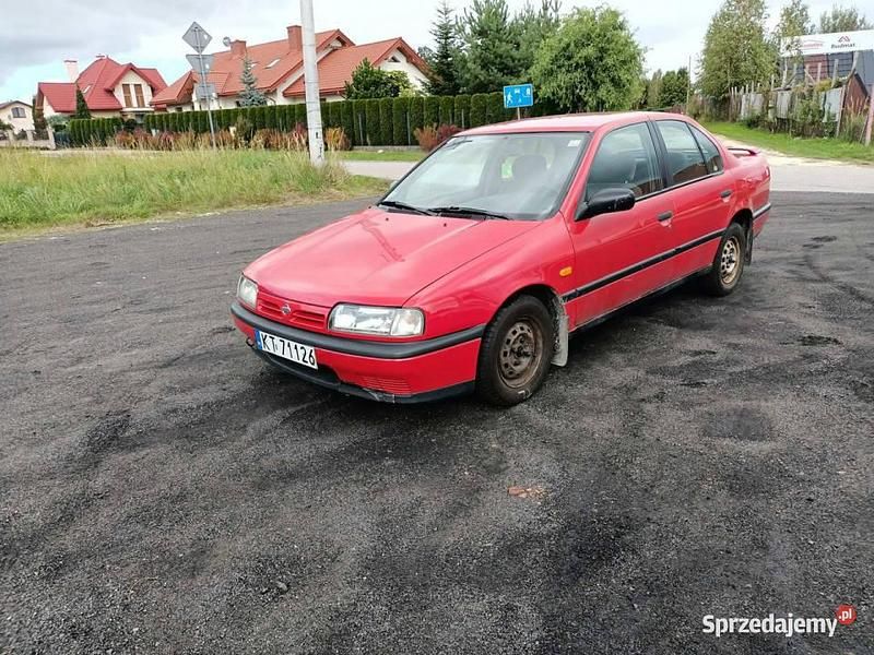 Czerwony Używany 1991 Nissan Primera Sedan/Limuzyna | 2700 zł - Obraz 1/4