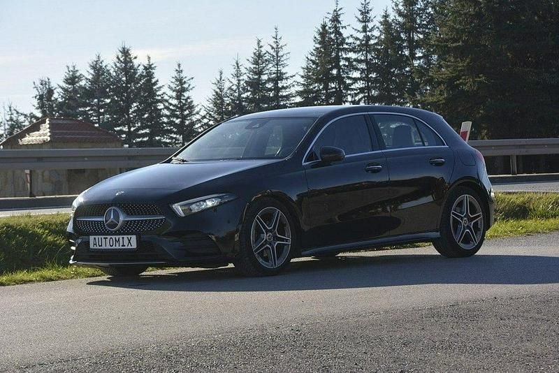 Używany Mercedes A180 AMG line 136 KM (100 kW) 2019 Czarny Hatchback