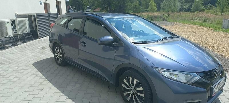 Niebieski Używany 2014 Honda Civic Kombi | 26 900 zł (Dobra cena) - Obraz 1/4