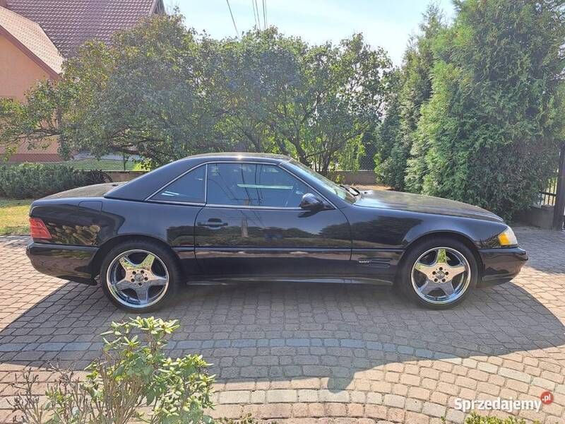 Czarny Używany 1999 Mercedes SL500 AMG | 46 500 zł - Obraz 1/4