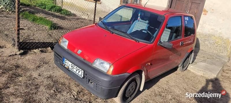 Czerwony Używany 1994 Fiat Cinquecento Hatchback | 4399 zł - Obraz 1/4