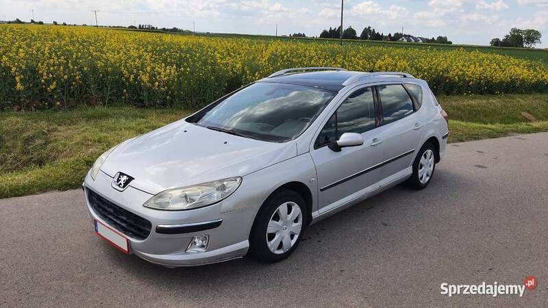 Srebrny Używany 2005 Peugeot 407 Kombi | 6400 zł (Uczciwa cena) - Obraz 1/4