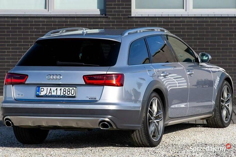 Srebrny (metalik) Używany 2016 Audi A6 Allroad Premium Kombi | 99 900 zł - Obraz 1/4
