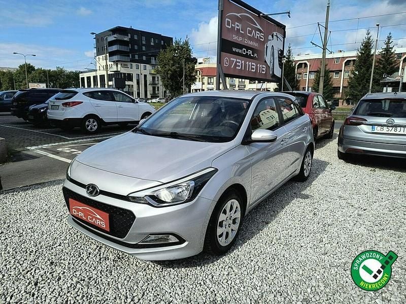 Srebrny Używany 2016 Hyundai i20 Hatchback | 34 900 zł (Uczciwa cena) - Obraz 1/4
