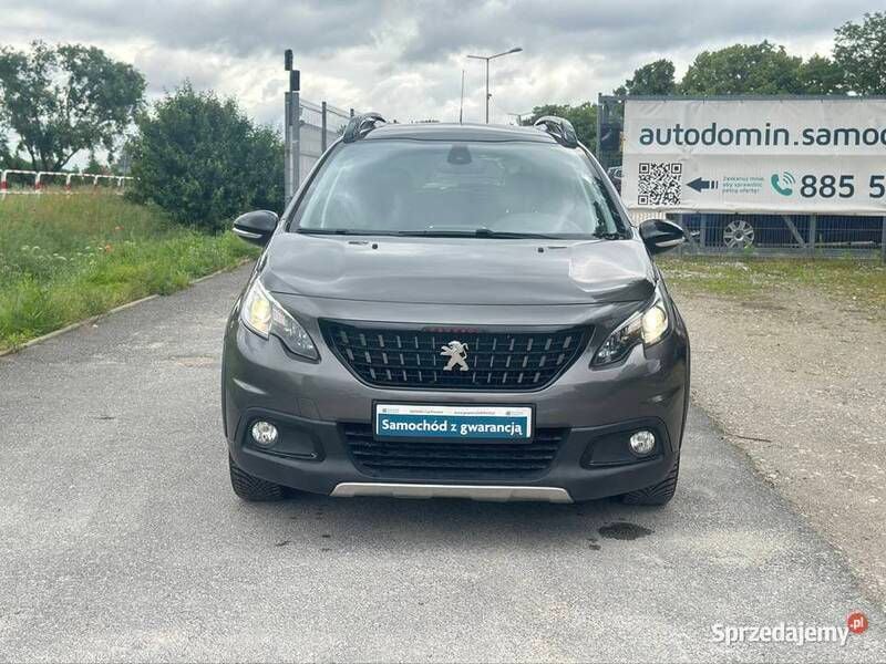 Grafitowy Używany 2018 Peugeot 2008 GT-line SUV | 39 999 zł (Super Cena) - Obraz 1/4