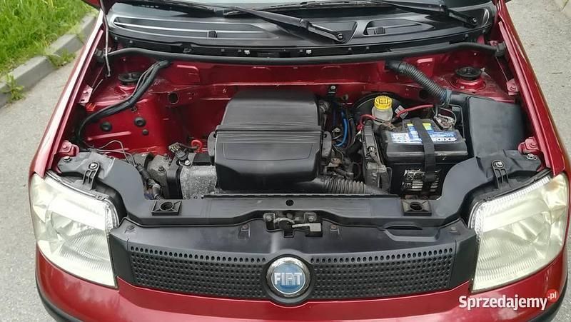 Używany Fiat Panda 2005 Bordowy Hatchback