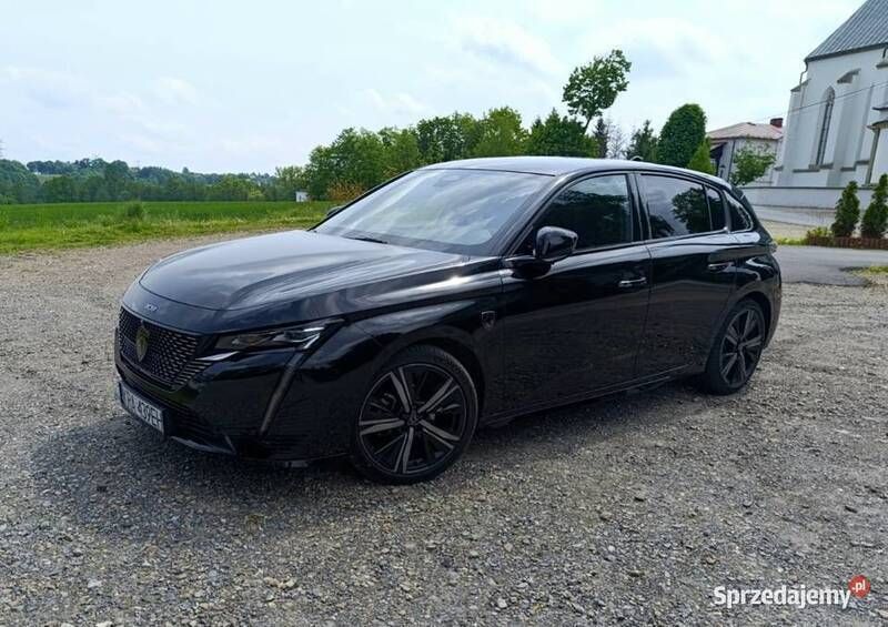 Czarny Używany 2022 Peugeot 308 GT-line Hatchback | 91 900 zł - Obraz 1/4
