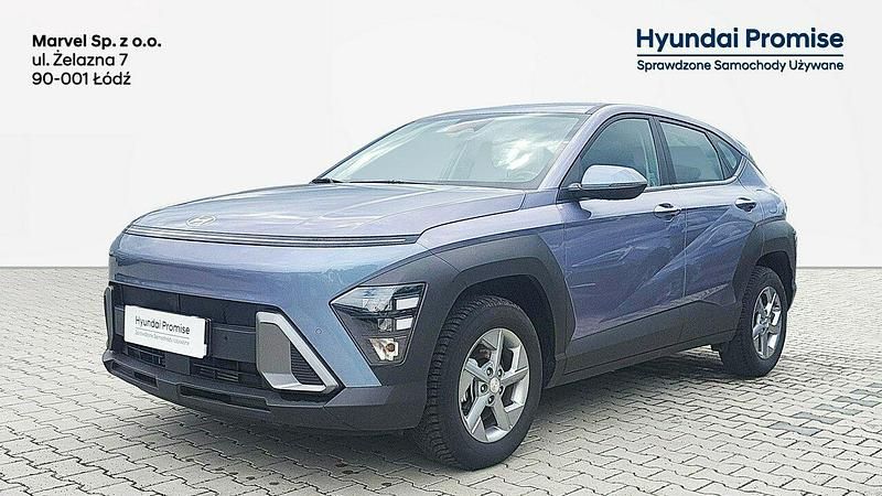 Niebieski Używany 2023 Hyundai Kona SUV | 85 500 zł (Uczciwa cena) - Obraz 1/4
