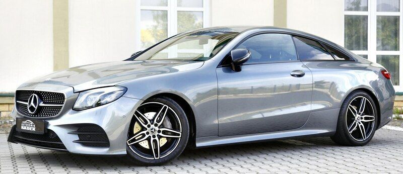 Używany Mercedes E220 195 KM (143 kW) 2018 Grafitowy Coupe