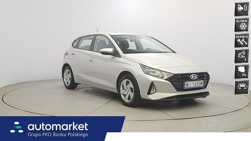 Srebrny Używany 2022 Hyundai i20 Hatchback | 54 850 zł - Obraz 1/4