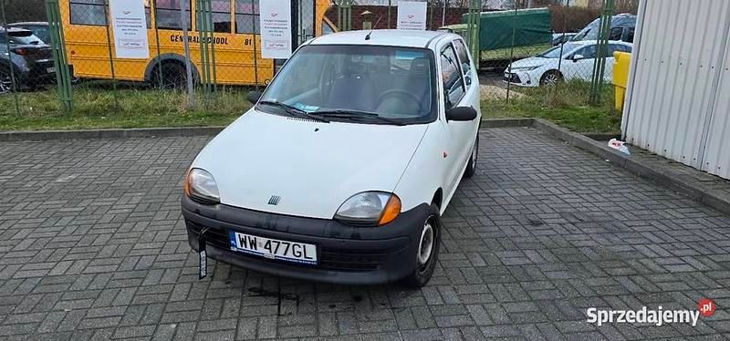 Biały Używany 1999 Fiat Seicento Hatchback | 3500 zł (Dość drogi) - Obraz 1/4