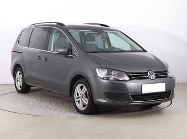 Szary Używany 2011 VW Sharan Minivan | 33 999 zł (Uczciwa cena) - Obraz 1/4