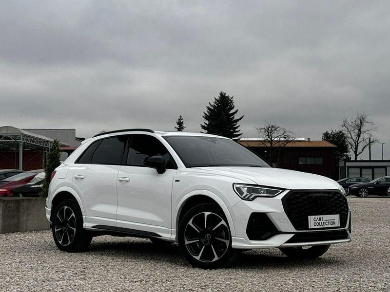 Biały Używany 2021 Audi Q3 S-Line SUV | 139 900 zł (Drogi) - Obraz 1/4