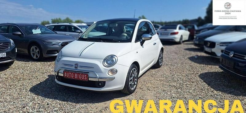 Biały Używany 2008 Fiat 500 Hatchback | 17 900 zł (Uczciwa cena) - Obraz 1/4